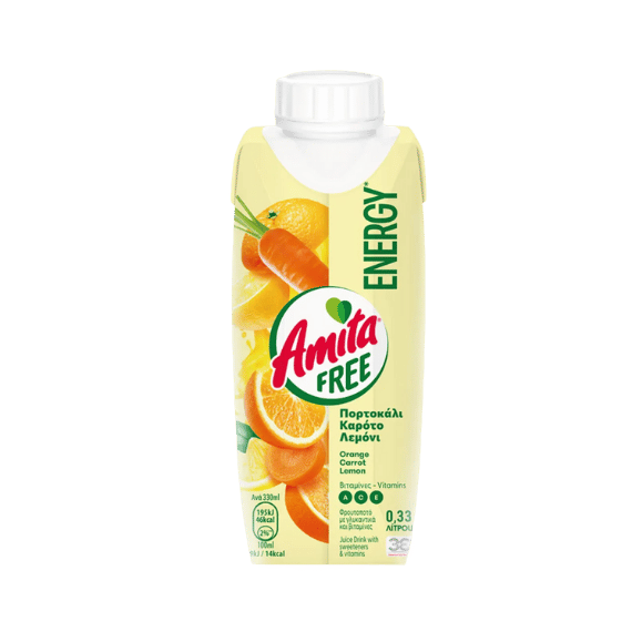 Amita Free Energy (330ml) von Amita bei Araxxon  - Hochwertiges griechisches Produkt.   Amita Free Energy (330ml) από Amita στο Araxxon  - Αυθεντικό ελληνικό προϊόν.